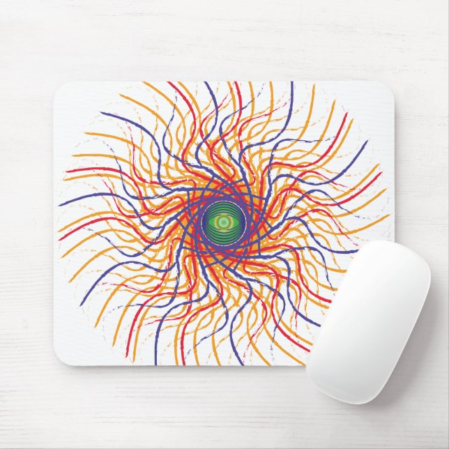 Mousepad Olhal de Speider/Bocal branco BG (Com mouse)