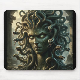 Mousepad Olhar da Medusa Cabeça de Cobras da Morte