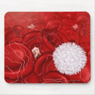 Mousepad Olhar microscópico em glóbulos