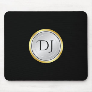 Mousepad Olhar profissional dos homens com monograma