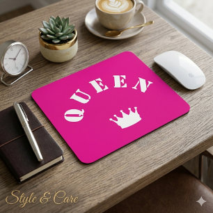 Mousepad Olhar Real Moderno Grafismo Coroa da RAINHA
