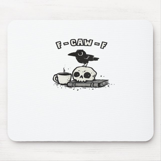 Mousepad Olhar único e fixe F Caw F (Frente)