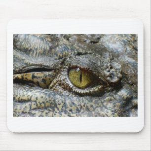 Mousepad olho de crocodilo face animal personalizar persona