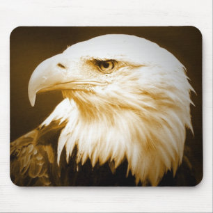 Mousepad Olho de Eagle calvo do americano