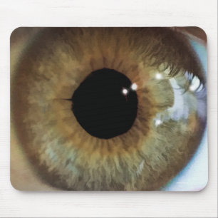 Mousepad Olho de Perigo Assustador Divertido - Estranho, Pr