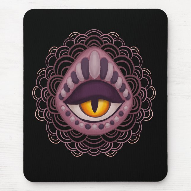 Mousepad Olho Símico Estranho (Frente)