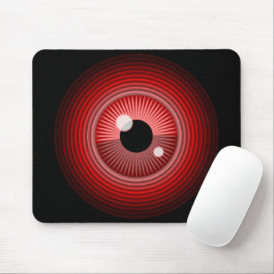 Mousepad Olho vermelho mágico mau do diabo
