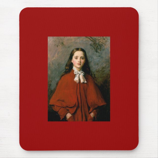 Mousepad Olhos brilhantes de Sir John Everett Millais (Frente)