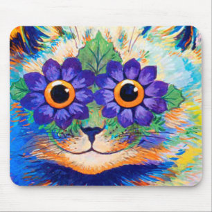 Mousepad Olhos de flores de Louis Wain