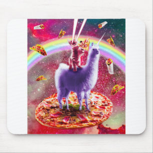 Mousepad Olhos De Laser, Gato De Espaço Exterior, Dirigind