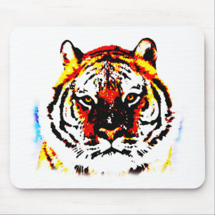 Mousepad Olhos de Tigre Selvagem