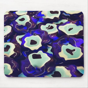 Mousepad Olhos Turcos Boncuk Formaram Arte Bizarra Amuleta