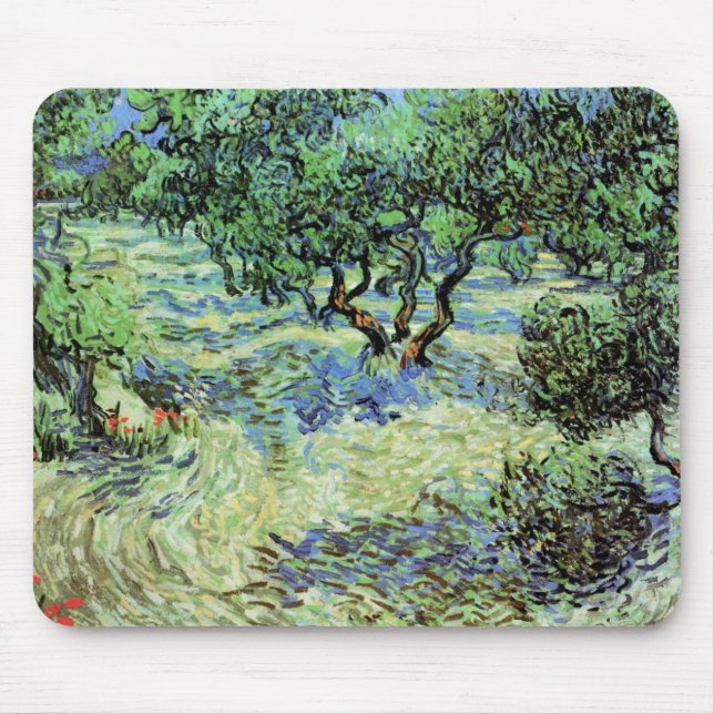 Mousepad Olive Grove de Vincent van Gogh (Frente)