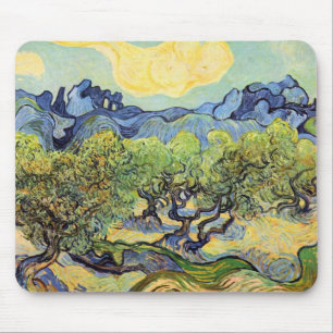 Mousepad Oliveiras com Alpilles por Vincent van Gogh