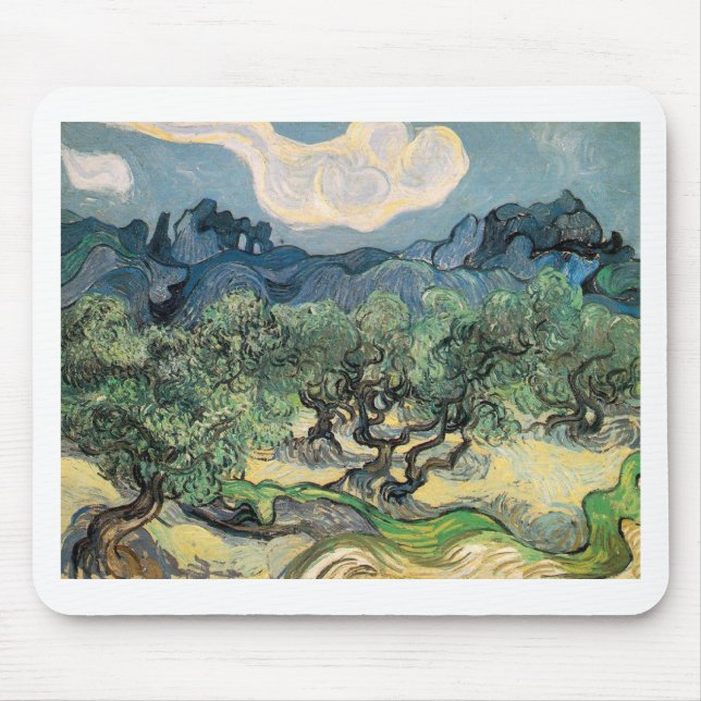 Mousepad Oliveiras, Vincent van Gogh (Frente)