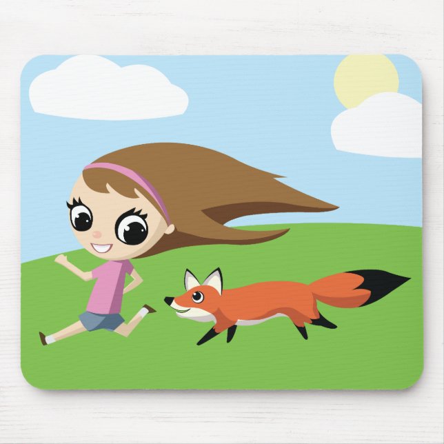 Mousepad Olivia e queijo Cheddar (Frente)