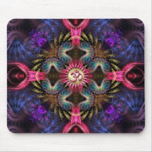 Mousepad Om Angels Fractal New Age Art
