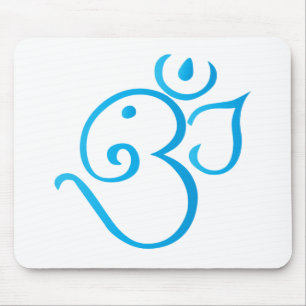 Mousepad OM-ganpati-turqoise