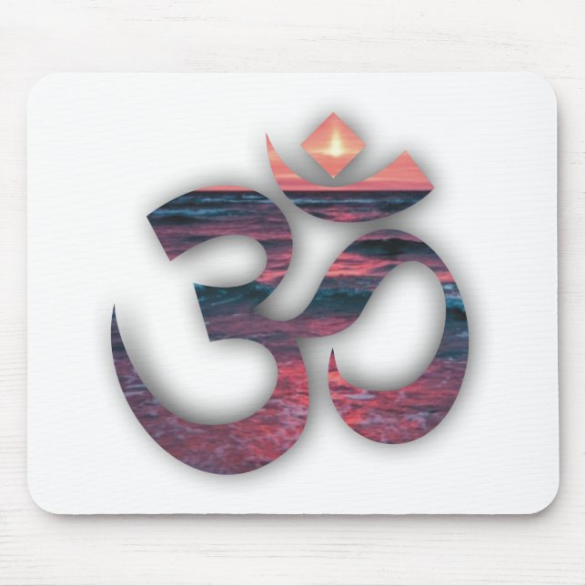 Mousepad OM No Oceano Yoga (Frente)