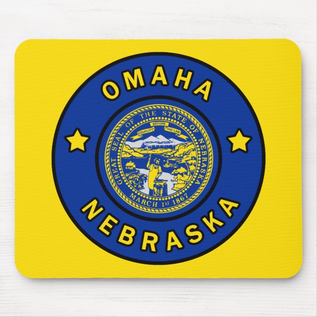 Mousepad Omaha Nebraska (Frente)