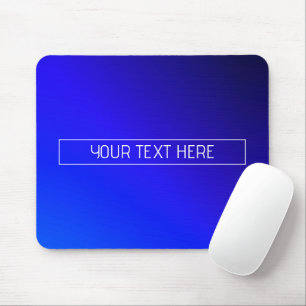 Mousepad Ombre de Gradiente Azul e Roxo Brilhante Moderno