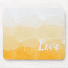 Mousepad Ombre Saffron e Gradiente de Amor Amarelo Solar