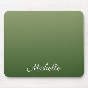 Mousepad Ombre verde personalizado