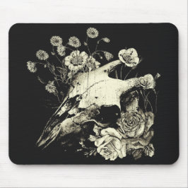 Mousepad Ómen desbotado - Design de roupa de rua gótica
