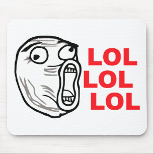 Mousepad omfg do omg do rofl do humor do meme da cara do