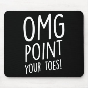 Mousepad Omg aponte seus dedos - Toque em Dançarino Dançari