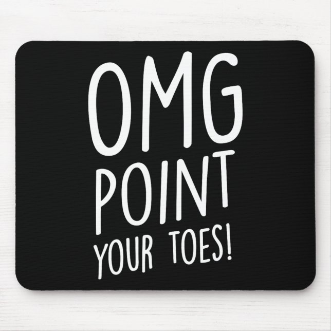 Mousepad Omg aponte seus dedos - Toque em Dançarino Dançari (Frente)
