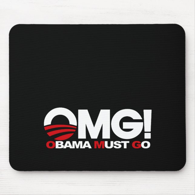 Mousepad OMG! Obama deve ir (Frente)