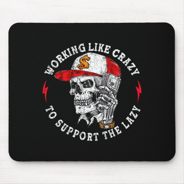 Mousepad (on Back) Working Like Crazy To Suprt The Lazy Ske (Frente)