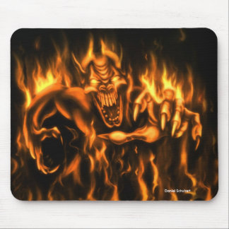 Mousepad On Fire: Mauspad