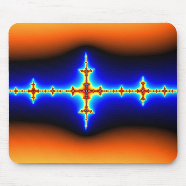 Mousepad Onda cerebral - Fractal (Frente)