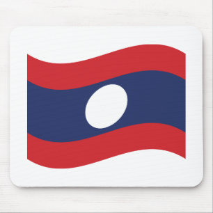 Mousepad Onda da bandeira de Laos