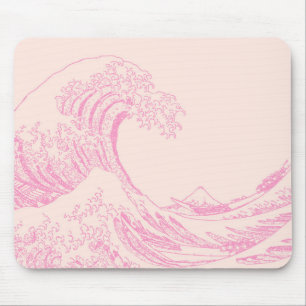 Mousepad Onda de excelente sobre anestésico cor-de-rosa Ka