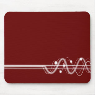 Mousepad Onda de som - Marrom escuro