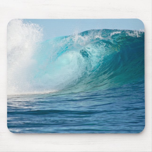 Mousepad Onda grande do Oceano Pacífico que quebra o (Frente)