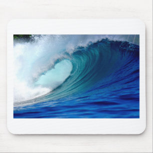 Mousepad Onda surfando do oceano azul
