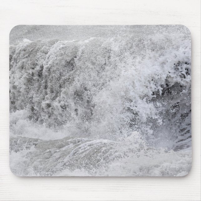 Mousepad Onda tempestuosa quebrando (Frente)