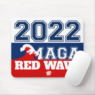 Mousepad Onda Vermelha Ultra MAGA de médio prazo 2022