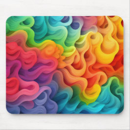 Mousepad Ondas Abstrato