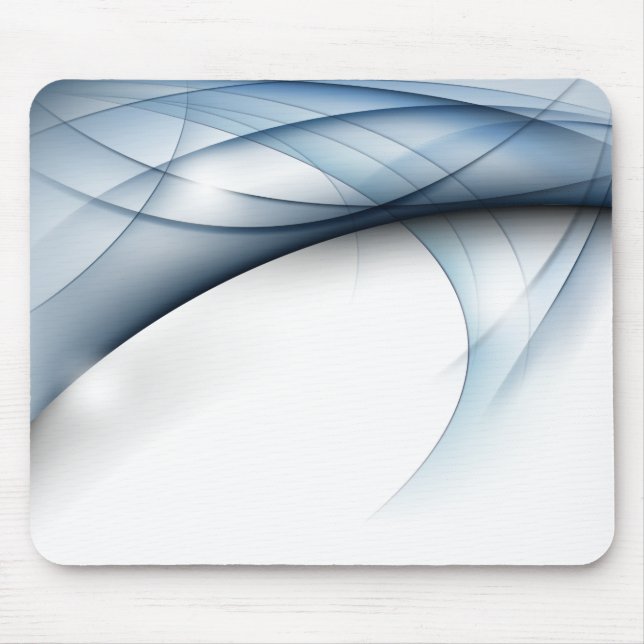 Mousepad Ondas Azul-Branco (Frente)