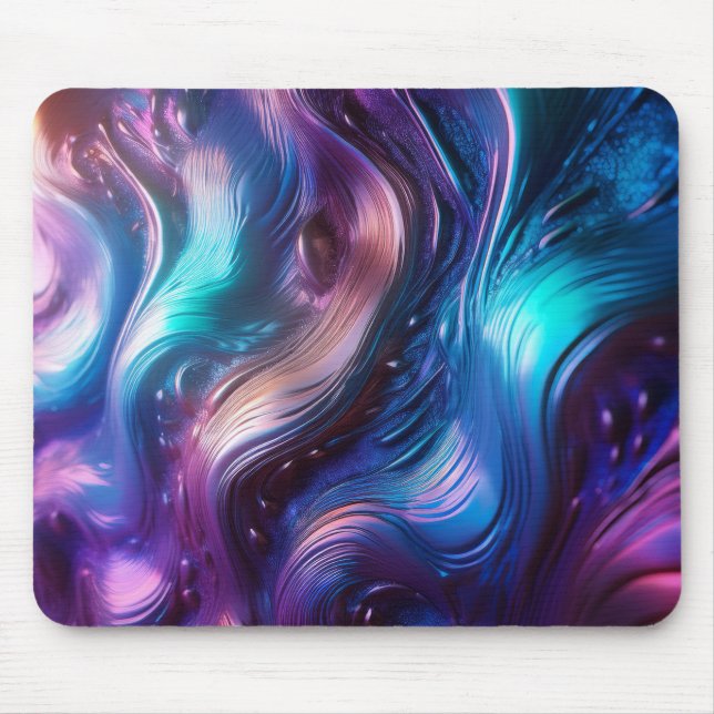Mousepad Ondas Coloridas (Frente)