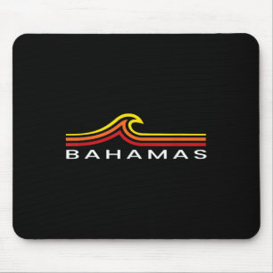 Mousepad Ondas das Bahamas Vintage Homens Mulheres Meninas 