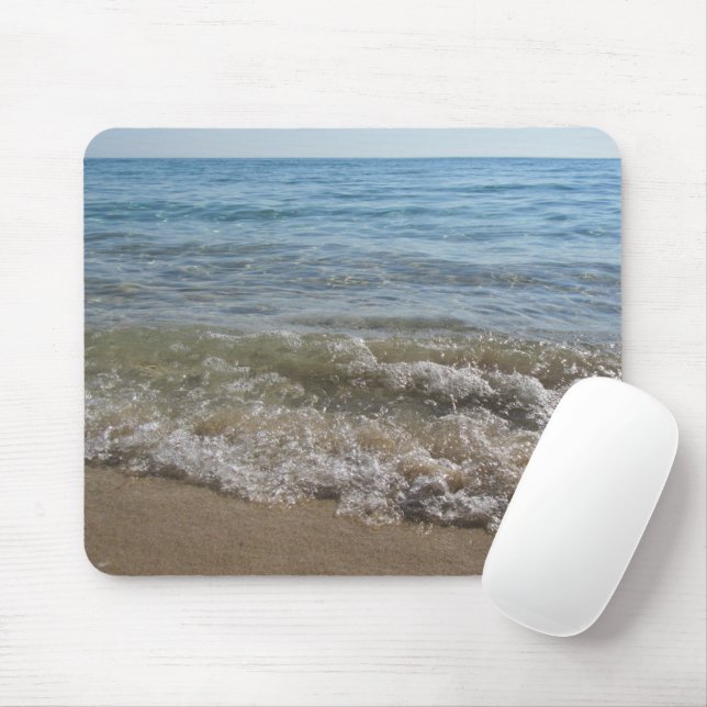 Mousepad Ondas de Areia e Mar (Com mouse)