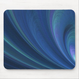 Mousepad Ondas de areia macias azuis e verdes