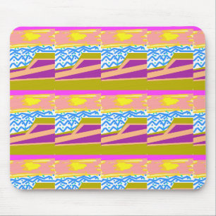 Mousepad Ondas de Iate ao Pôr do Sol