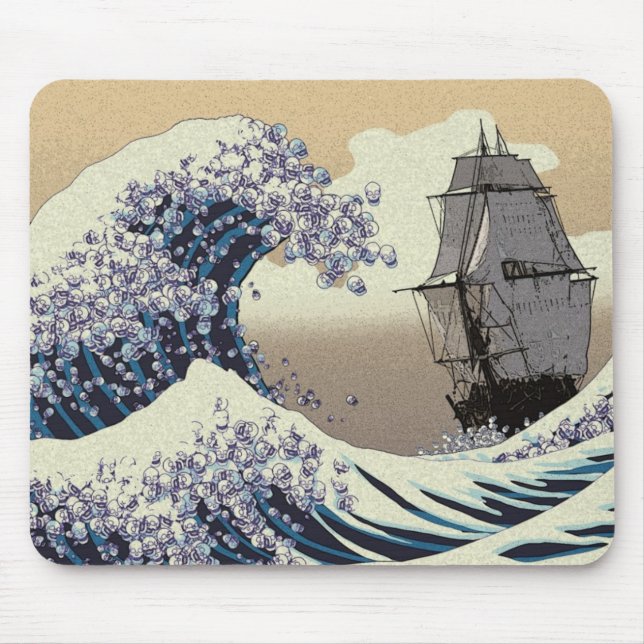 MOUSEPAD ONDAS DO JAPONÊS (Frente)